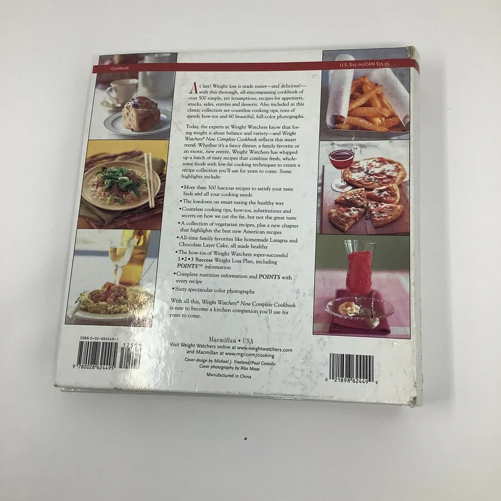 Weight Watchers New Complete Cookbook Over‎ 500 Recipes Binder Hardcover 1998